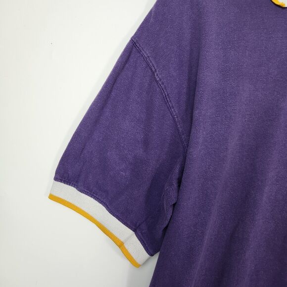 VTG 90s Minnesota Vikings Polo NFL Football‎ Embroidered Sports Retro Athleisure - Picture 4 of 10